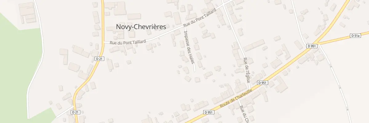 Plan du 6 Imp des Haies à Novy-Chevrières