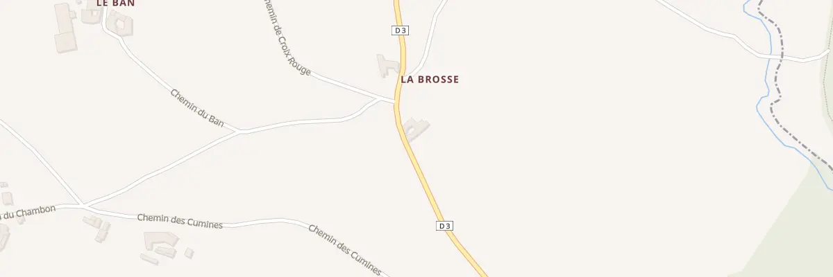 Plan du 366 Rte de la Brosse à Grammond
