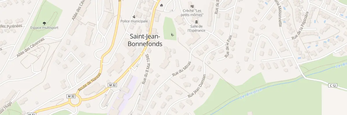 Plan du 6 Rue du Minas à Saint-Jean-Bonnefonds
