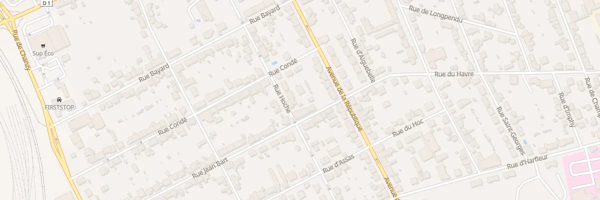 Plan du 33 Rue Hoche au Creusot
