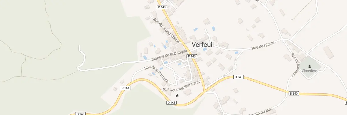 Plan du 5034 Le Village à Verfeuil