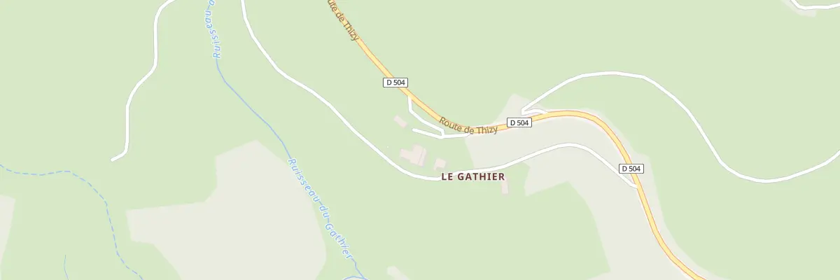 Plan du 5518 Le Gathier à Grandris
