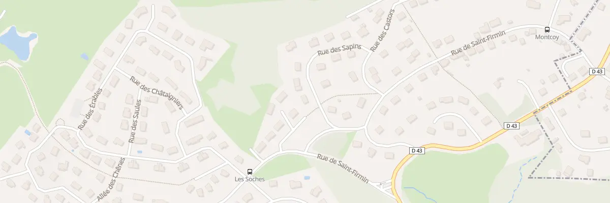 Plan du 1 Rue des Sapins au Creusot