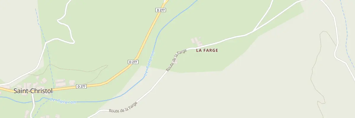 Plan du 460 Rte de la Farge à Saint-Christol