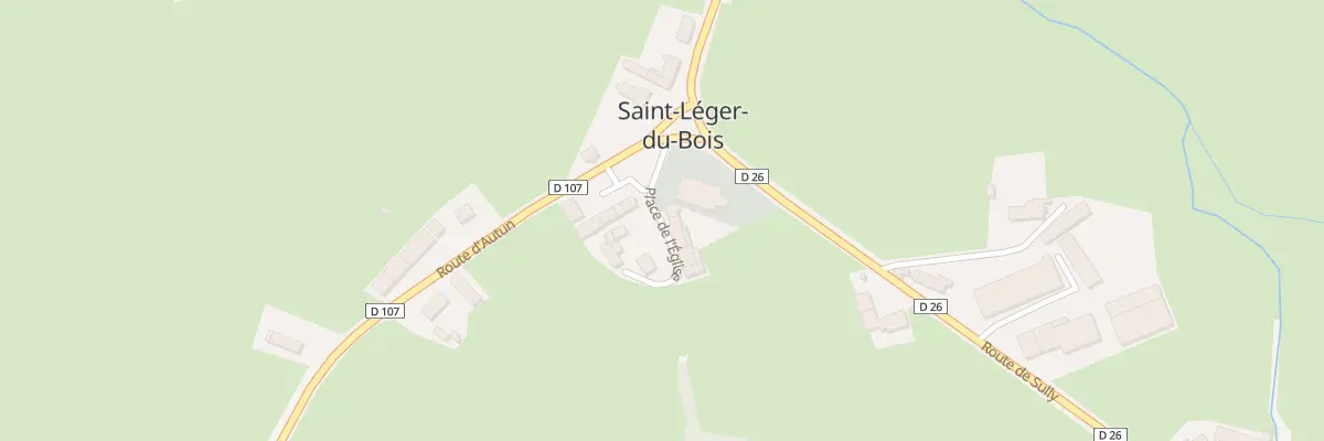 Plan du 1 Pl de l’Eglise à Saint-Léger-du-Bois