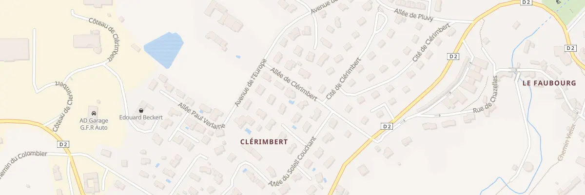 Plan du 153 All de Clerimbert à Saint-Symphorien-sur-Coise
