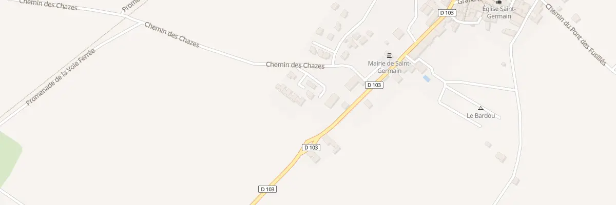 Plan du 80 Imp Neuve à Saint-Germain