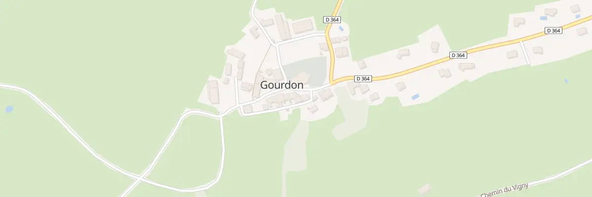 Plan du 55 Che du Bourg à Gourdon
