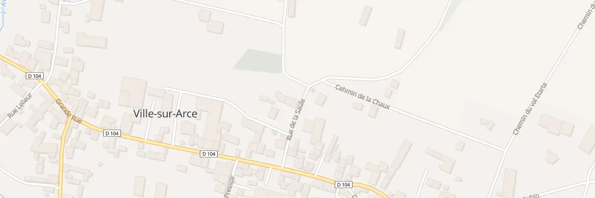 Plan du 5 Rue de la Saule à Ville-sur-Arce