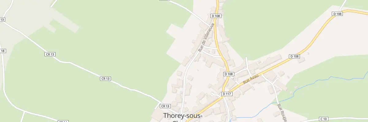 Plan du 9 Rue de Villeneuve à Thorey-sous-Charny