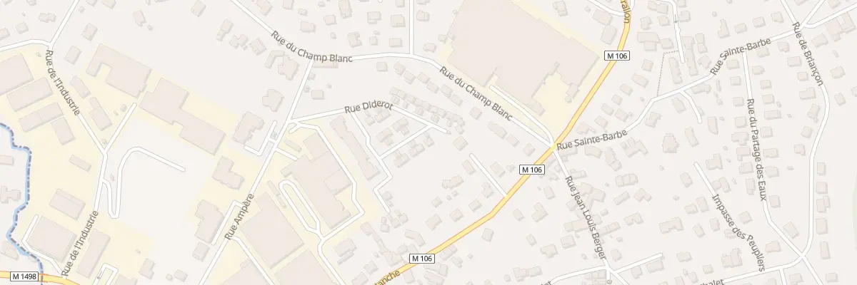 Plan du 20 Rue Condorcet à Sorbiers