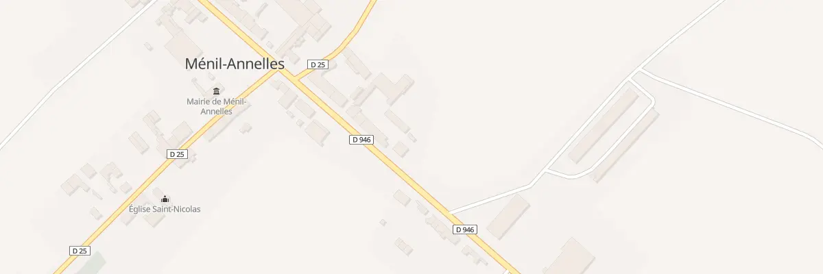 Plan du 9 Rue du 25 Fevrier 1944 à Ménil-Annelles