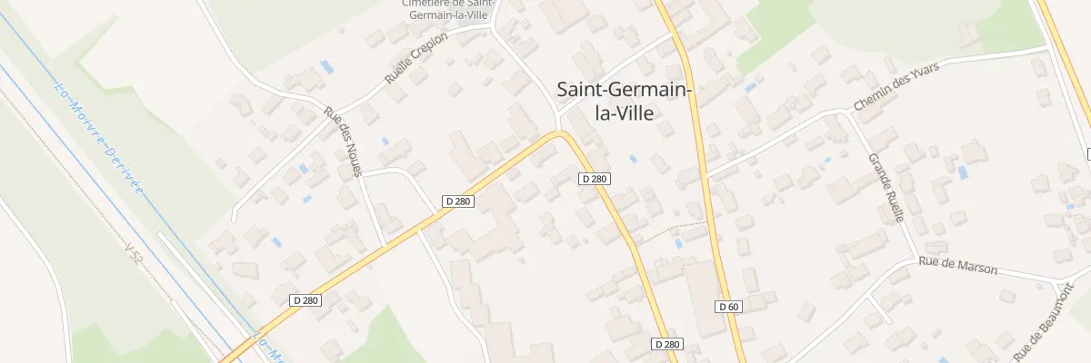 Plan du 1 Rue de Marne à Saint-Germain-la-Ville