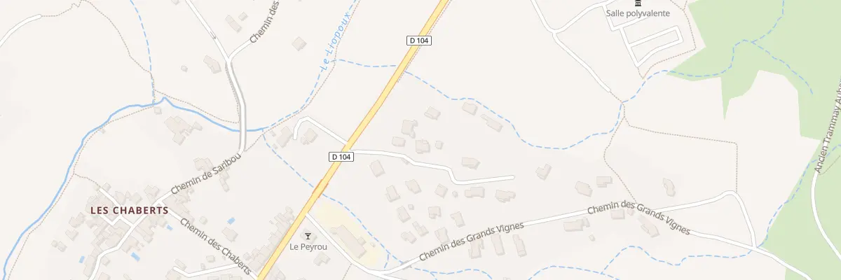 Plan du 5159 Grands Vignes à Vesseaux