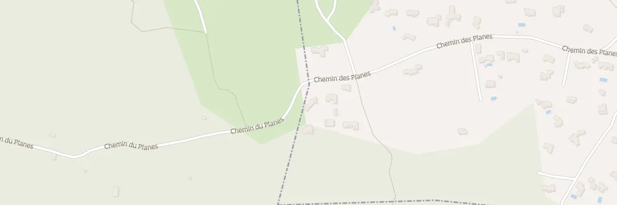 Plan du 5535 Che des Planes à Saint-Siffret