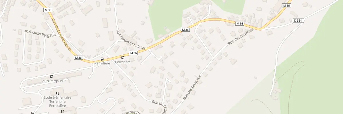 Plan du 48A Rue du Col Fabien à Saint-Étienne