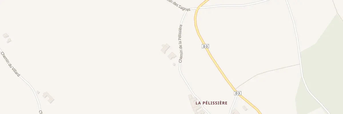 Plan du 174 Che de la Pelissiere à Grammond