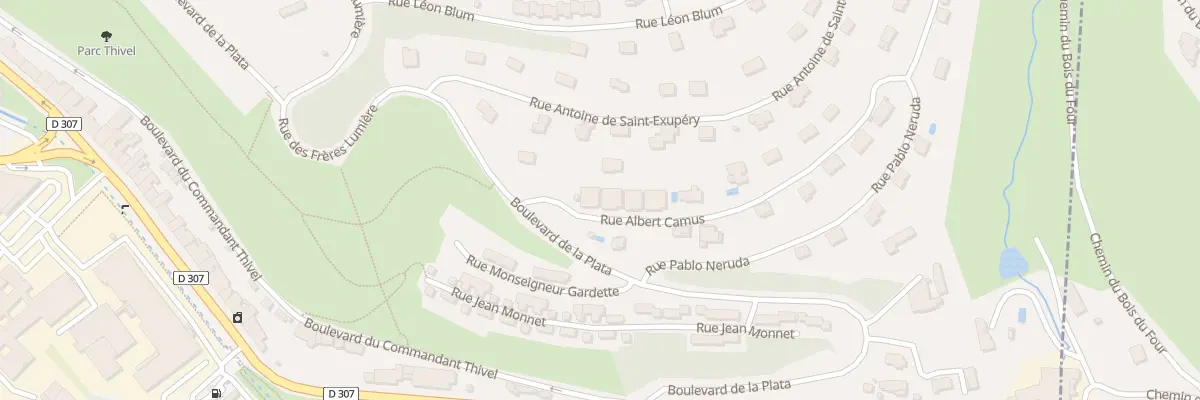 Plan du 9006 Rue ALBERT CAMUS à Tarare