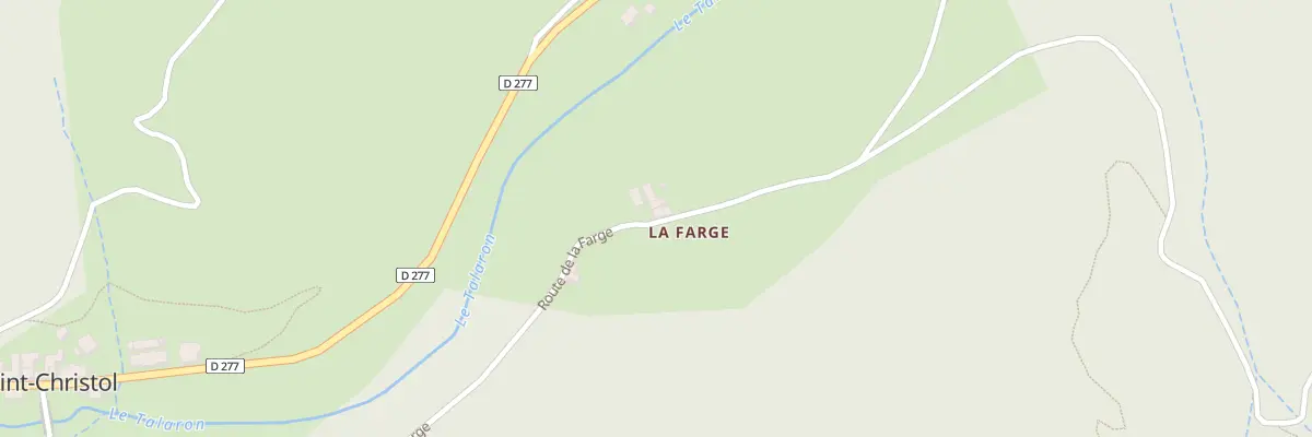 Plan du 5117 La Farge à Saint-Christol