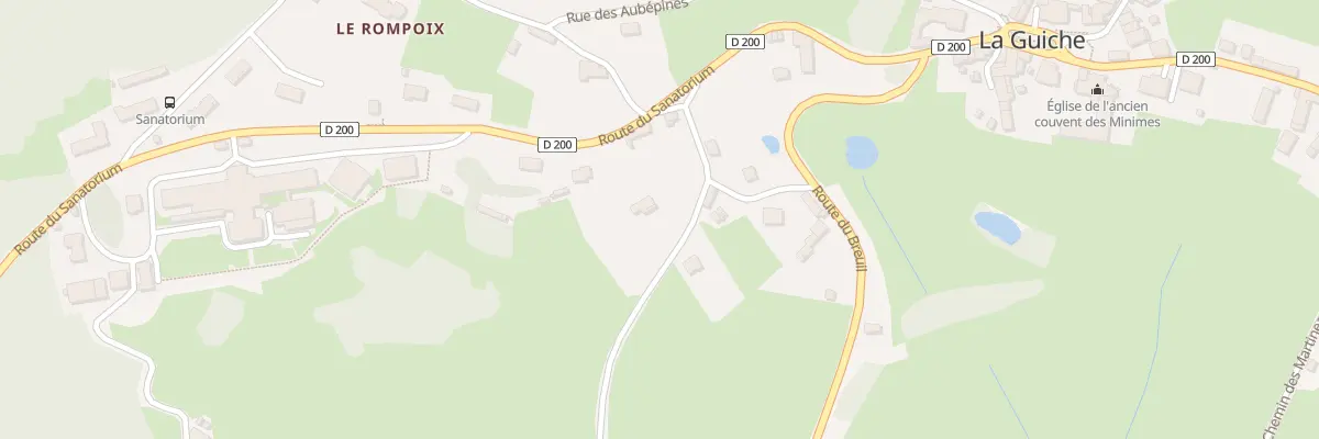 Plan du 132 Che des Berthiaux à La Guiche