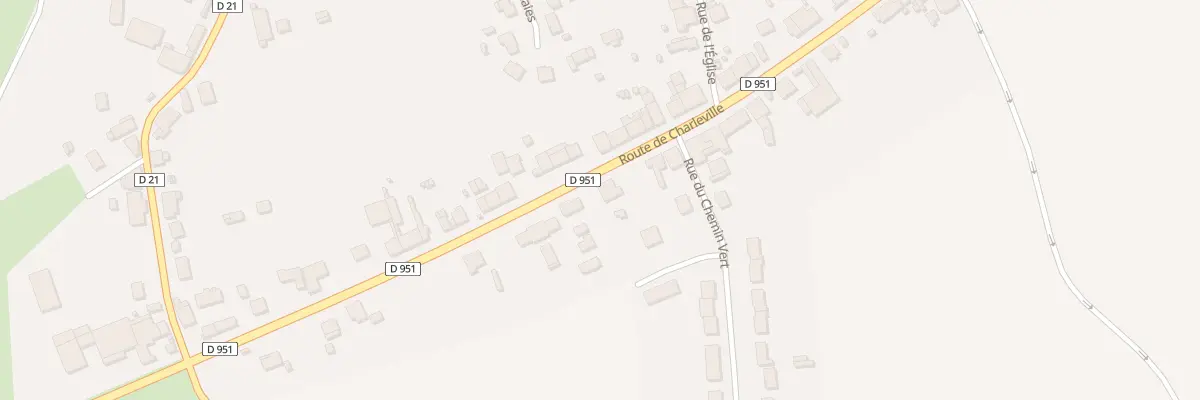 Plan du 16 Rte de Charleville à Novy-Chevrières