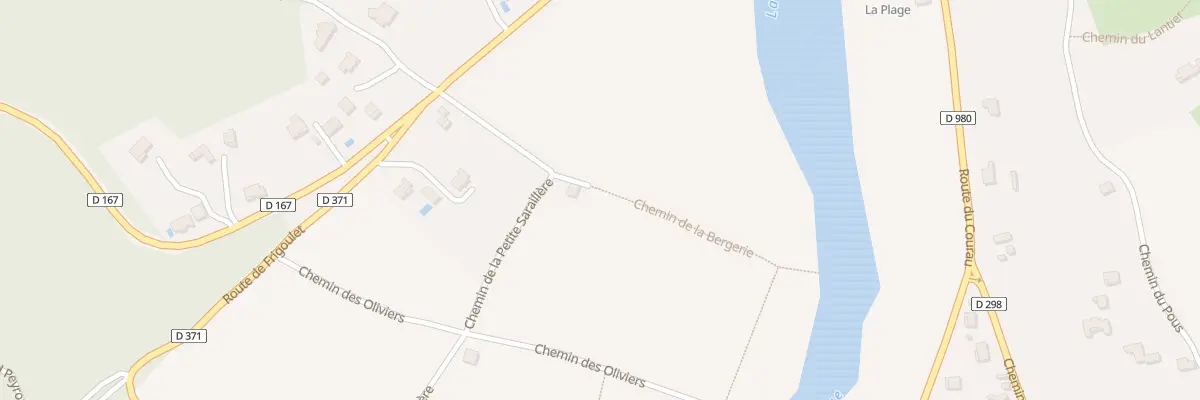 Plan du 5152 Che de la Bèrgerie à Saint-André-de-Roquepertuis