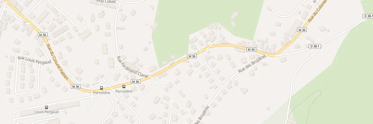 Plan du 52 Rue du Col Fabien à Saint-Étienne