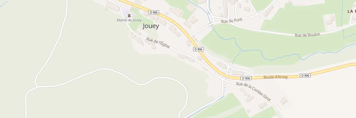 Plan du 3 Rue de l’Eglise à Jouey