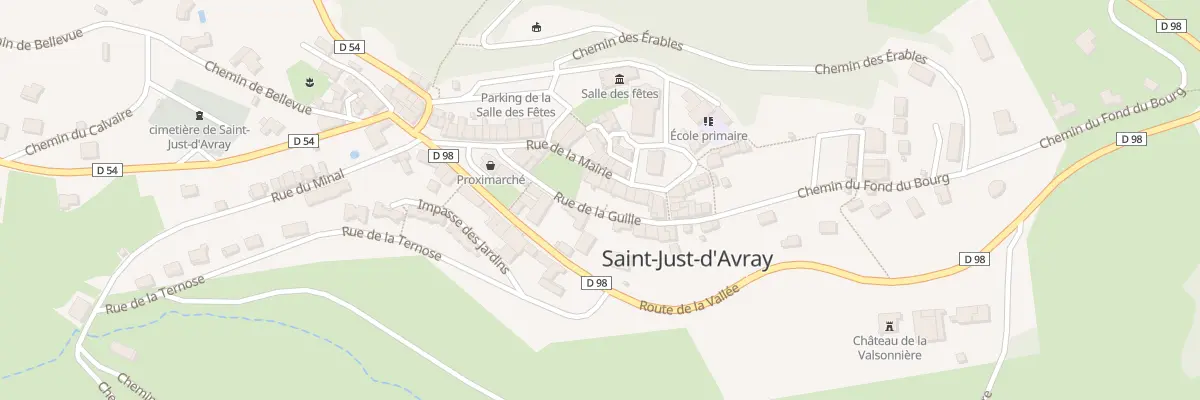 Plan du 162 Rue de la Mairie à Saint-Just-d’Avray