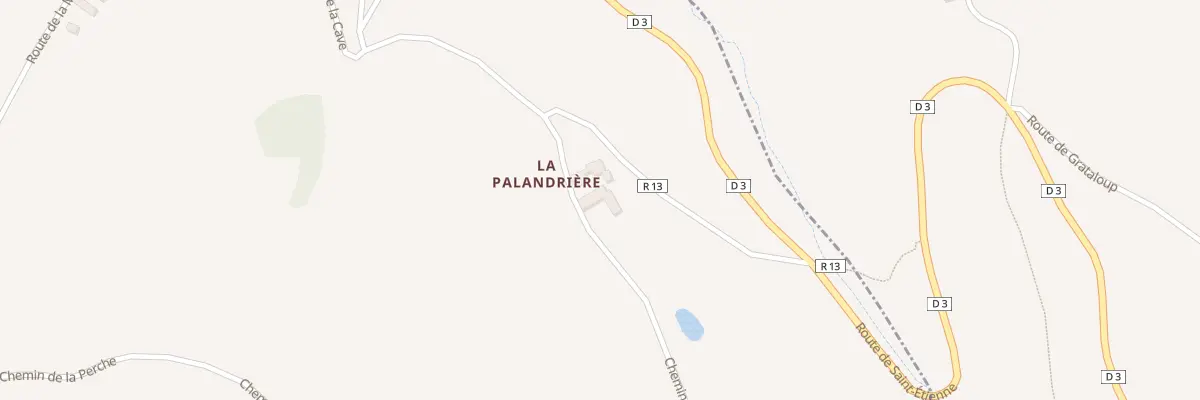 Plan du 343 Che de la Verne à Saint-Denis-sur-Coise