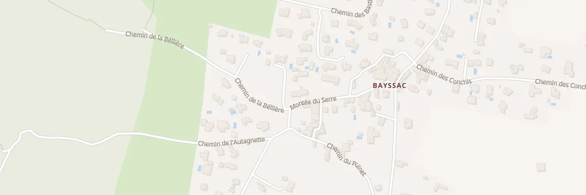 Plan du 160 Mte du Serre à Lavilledieu