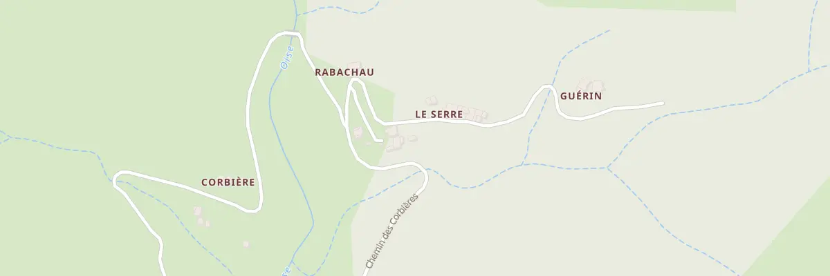 Plan du 5007 Corbiere à Gourdon