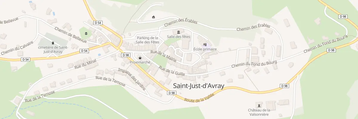 Plan du 5 Rue des Clochettes à Saint-Just-d’Avray