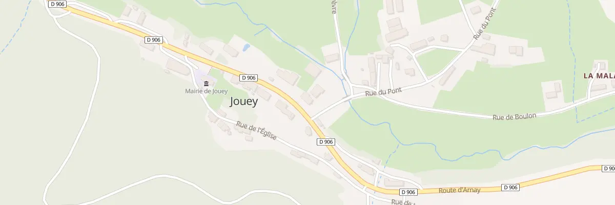 Plan du 1 Rue du Pont à Jouey