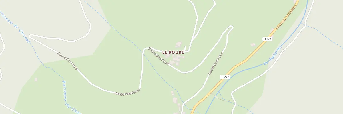 Plan du 60 Che du Roure à Saint-Christol
