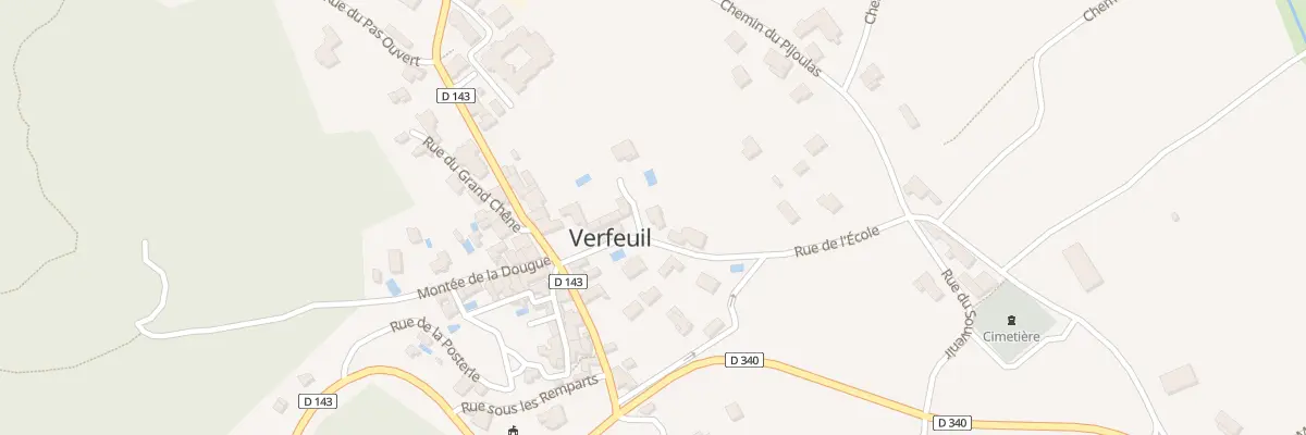 Plan du 5002 Les Olivettes à Verfeuil