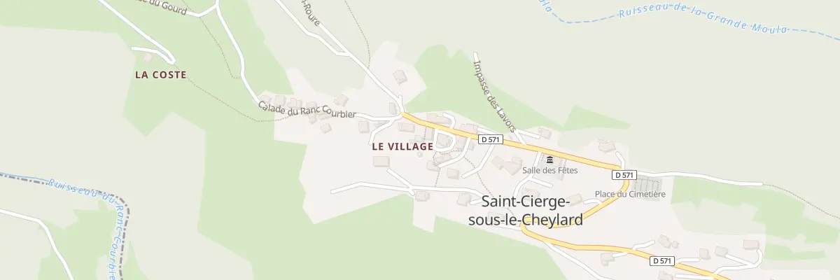 Plan du 75 Che Ronde du Lavoir à Saint-Cierge-sous-le-Cheylard