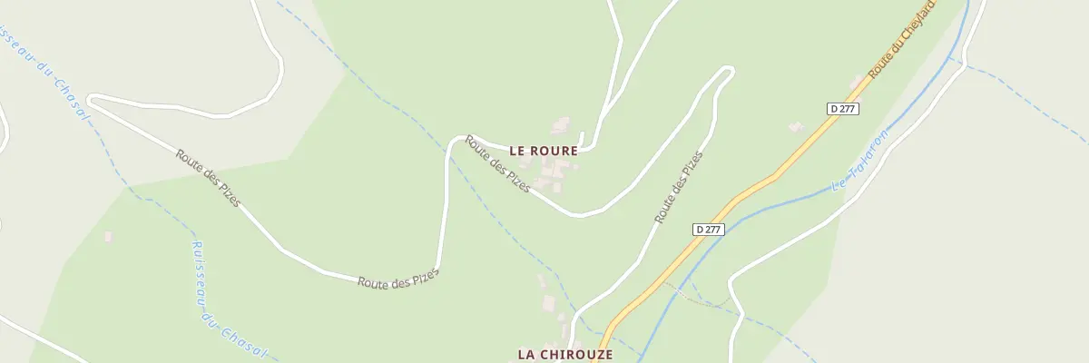 Plan du 5057 Le Roure et La Fauritte à Saint-Christol