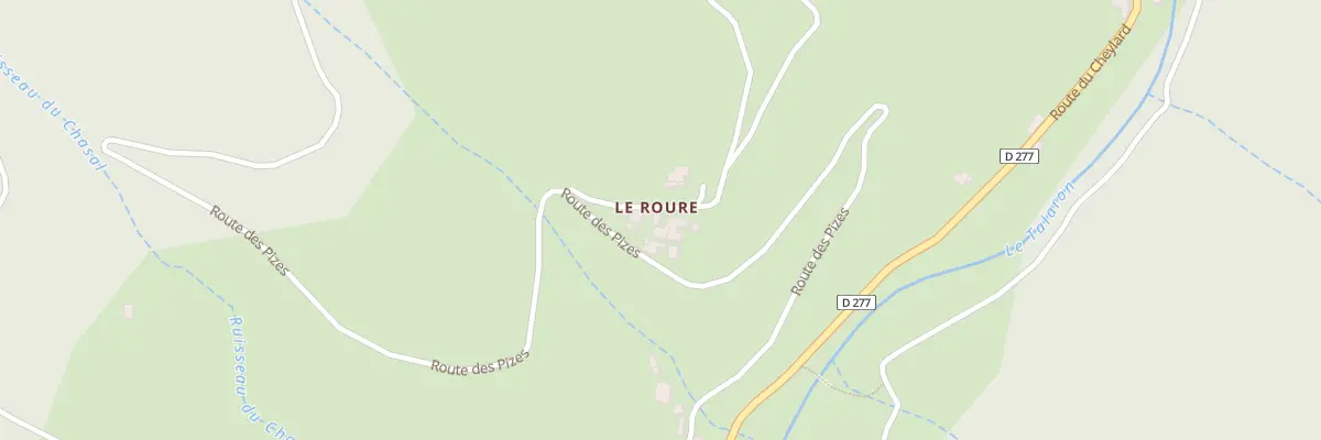 Plan du 80 Che du Roure à Saint-Christol