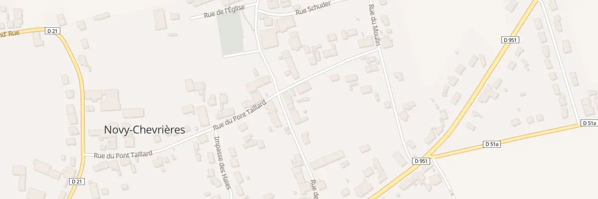 Plan du 16 Rue de l’Eglise à Novy-Chevrières