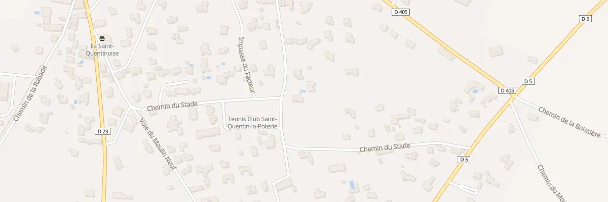 Plan du 19 Rue du Tennis à Saint-Quentin-la-Poterie