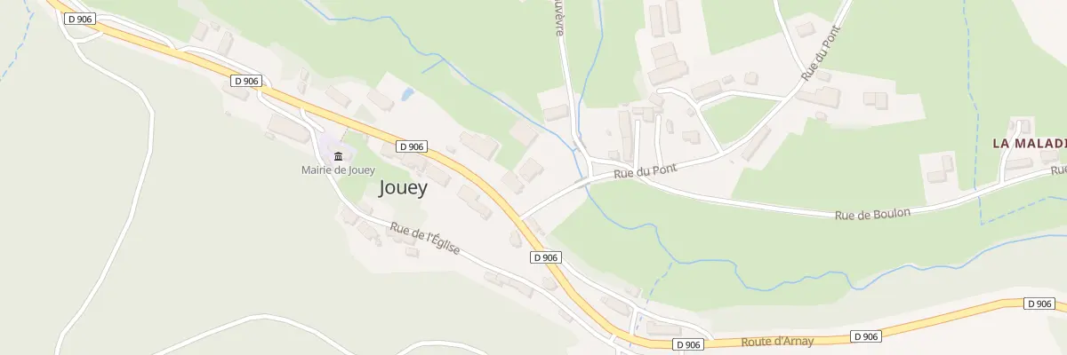 Plan du 3 Rue du Pont à Jouey