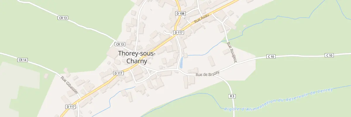 Plan du 3 Rue Saunois à Thorey-sous-Charny