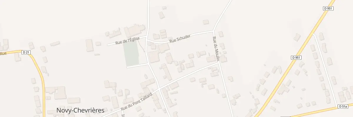 Plan du 12 Rue Bout Haut à Novy-Chevrières