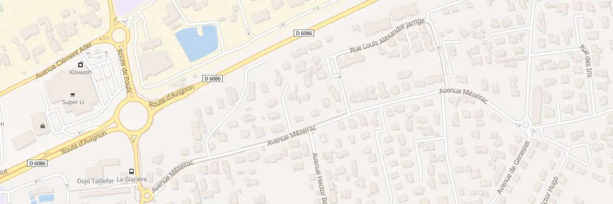 Plan du 23B Av de Mezeirac à Marguerittes