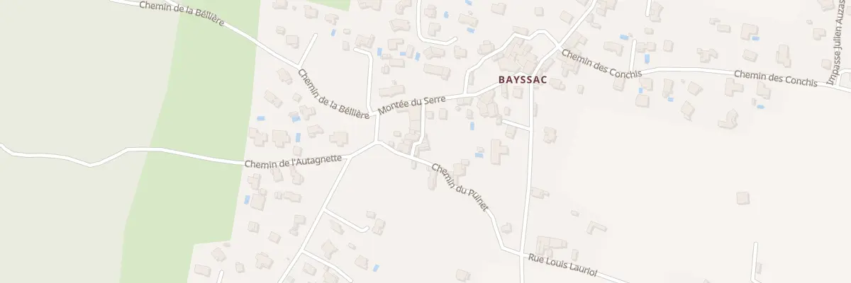 Plan du 5263 Bayssac à Lavilledieu