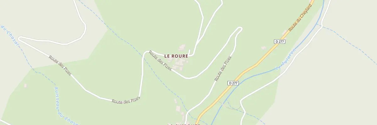 Plan du 100 Che du Roure à Saint-Christol