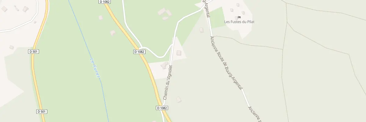 Plan du 190 Che du Vignolet à Planfoy