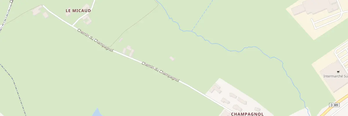Plan du 510 Che du Champagnol à Souzy