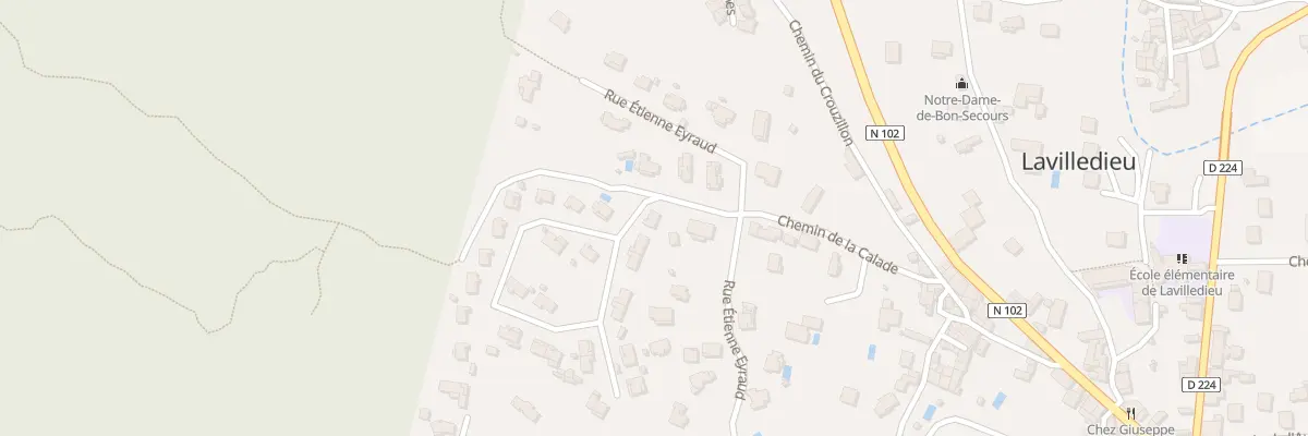 Plan du 85 All des Romarins à Lavilledieu